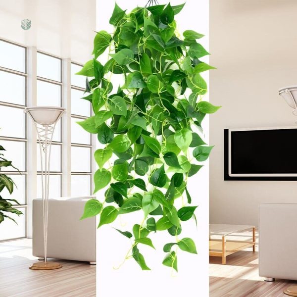 Fausses plantes retombantes pour décoration intérieure