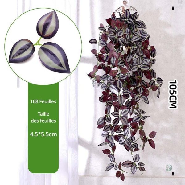 Plantes d'intérieur artificielles retombantes pratiques