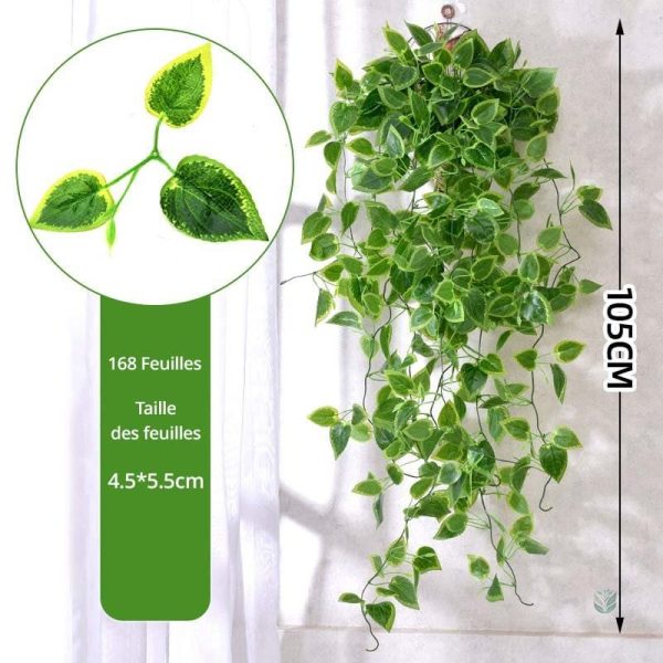 Plantes suspendues artificielles pour un intérieur stylé