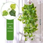 Décoration avec fausses plantes retombantes élégantes