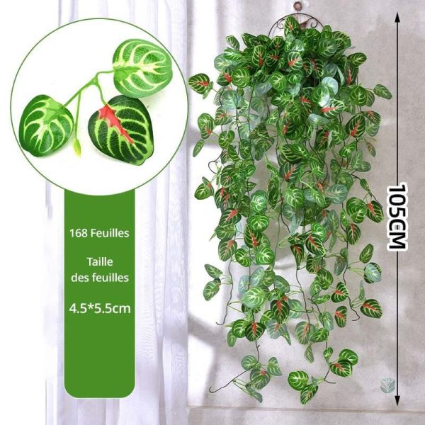 Plantes artificielles retombantes pour un effet naturel