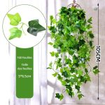 Plantes décoratives artificielles aux feuilles tombantes