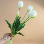 Tulipes synthétiques pour décoration intérieure