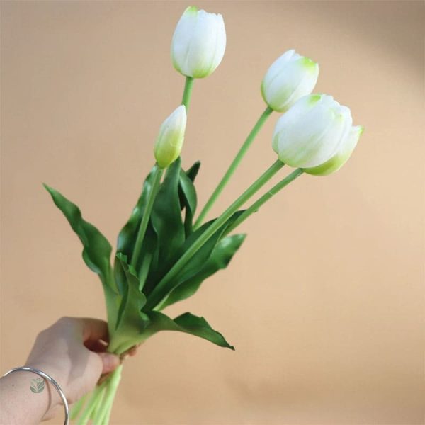 Tulipes synthétiques pour décoration intérieure
