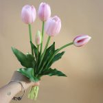 Tulipes en soie pour embellir votre espace