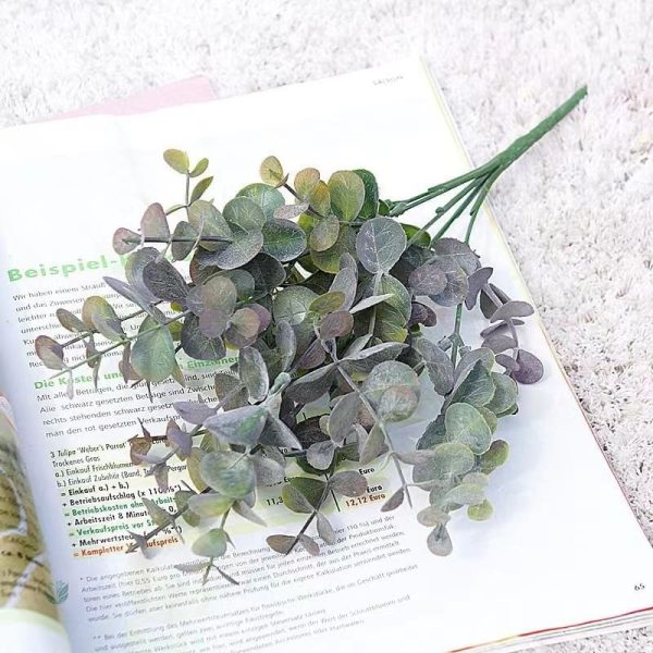 Plante d'eucalyptus artificielle, esthétique et durable