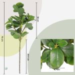 Décoration avec faux ficus, style moderne et durable
