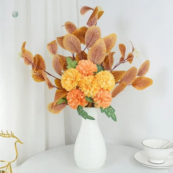 Hortensia artificiel en couleur vive
