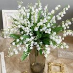 Faux Muguet en fleurs artificielles pour décoration intérieure