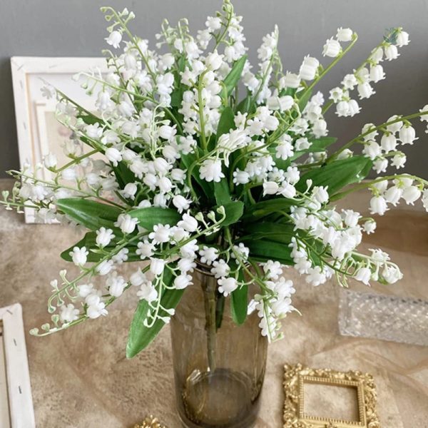 Faux Muguet en fleurs artificielles pour décoration intérieure
