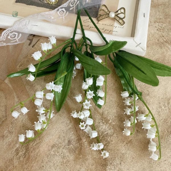 Muguet artificiel, accessoire de décoration printanier durable