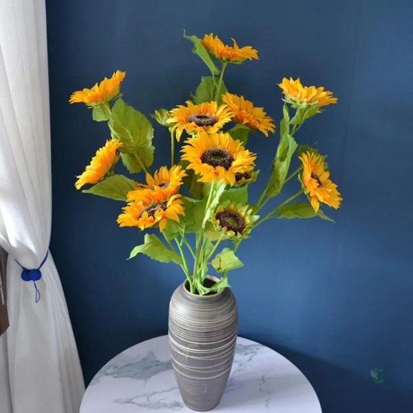 Fleur artificielle tournesol pour événements festifs