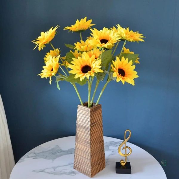 Faux tournesol, accessoire décoratif tendance
