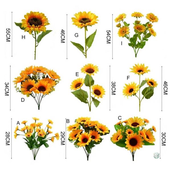 Fleur en faux tournesol, charme et élégance réunis