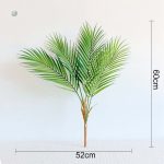 Feuille de palmier synthétique pour décoration