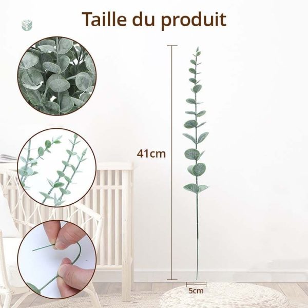Plante d'eucalyptus artificielle, entretien facile