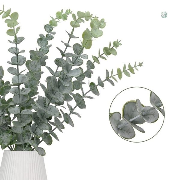 Feuille d'eucalyptus décorative, style moderne
