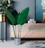Feuilles de bananier artificielles pour décoration intérieure