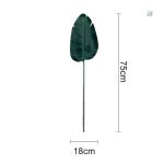Plantes artificielles imitant des feuilles de bananier