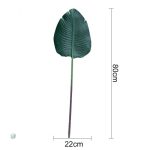 Élégantes feuilles de bananier en matériau synthétique