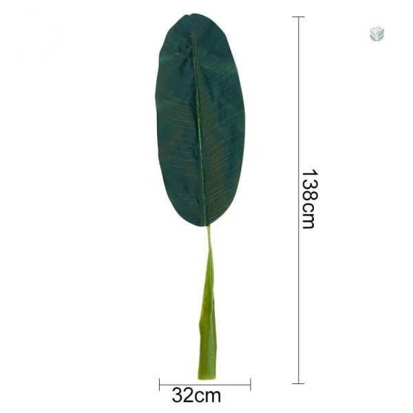 Plantes décoratives : feuilles de bananier réalistes et durables