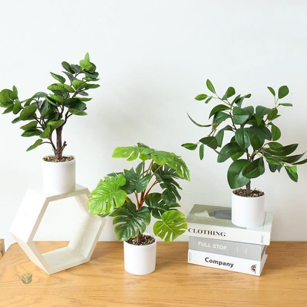 Plante verte artificielle, Ficus pour décoration intérieure