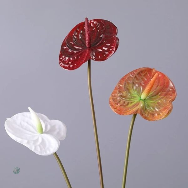 Fleur artificielle Anthurium rouge