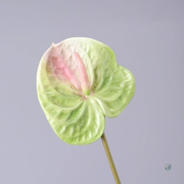 Anthurium en soie, fleur artificielle élégante