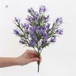 Fleur artificielle pas cher, ajout de couleur et style