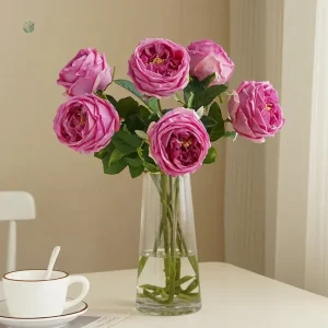 Fleur Artificielle Pivoine en décoration intérieure
