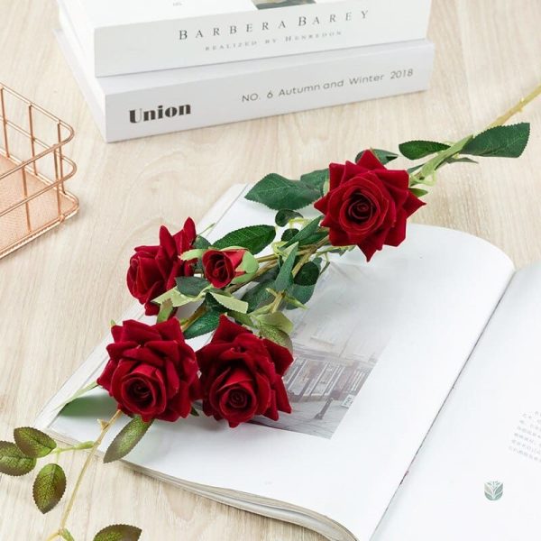 Fleur rose artificielle, élégance et durabilité