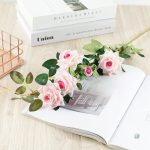 Rose artificielle pour arrangements floraux