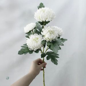 Chrysanthème artificiel coloré pour arrangements
