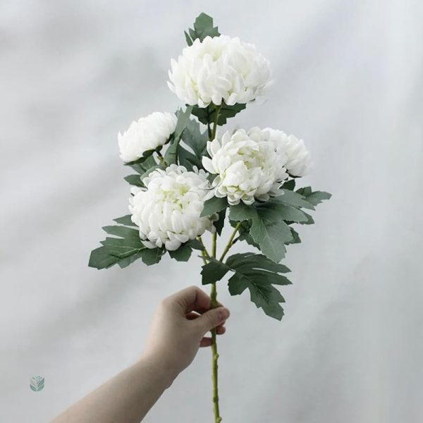 Chrysanthème artificiel coloré pour arrangements