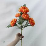 Fleur Chrysanthème en plastique durable