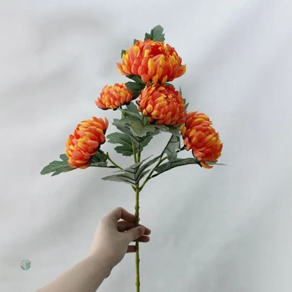Fleur Chrysanthème en plastique durable