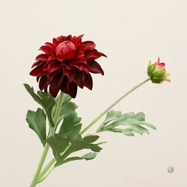 Dahlia en plastique, entretien facile