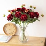 Fleur dahlia artificielle, élégance intemporelle
