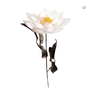 Lotus décoratif en tissu pour ambiance zen