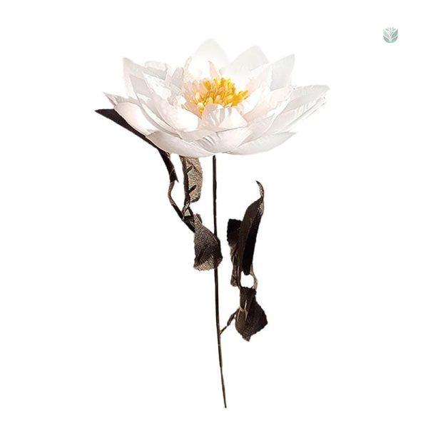 Lotus décoratif en tissu pour ambiance zen