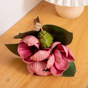 Fleur artificielle de Magnolia, élégance intemporelle