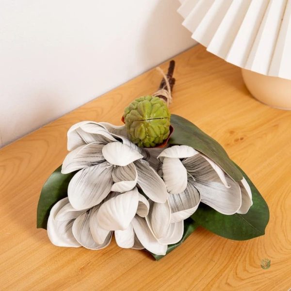 Décoration florale en Magnolia, look sophistiqué