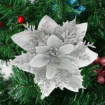 Fleur de Noël festive pour la décoration de table