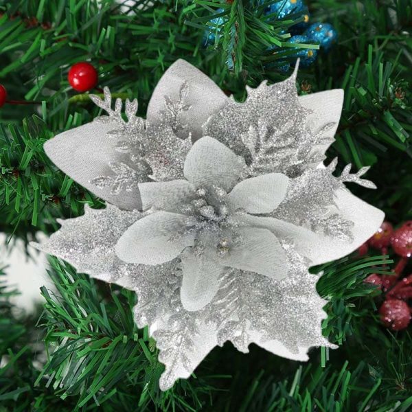 Fleur de Noël festive pour la décoration de table