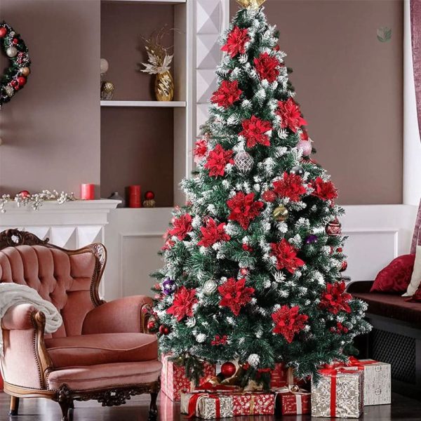 Fleur de Noël au style traditionnel pour les fêtes