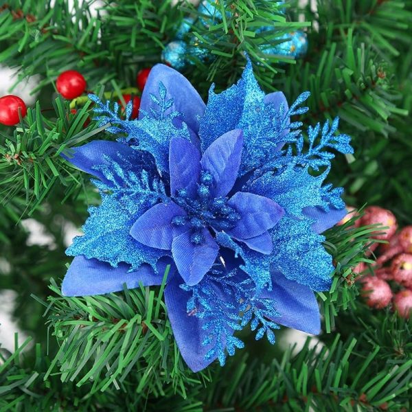 Fleur de Noël artificielle, durable et réaliste
