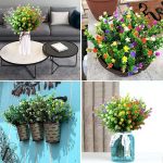 Fleur en plastique pour cadeaux et occasions spéciales
