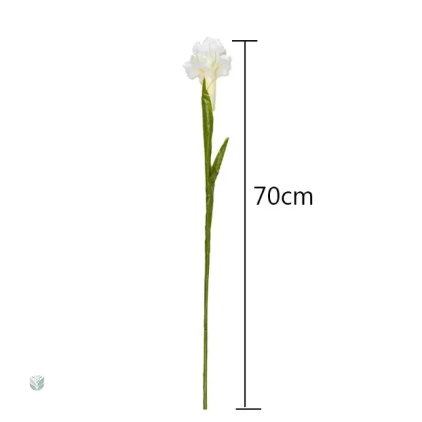 Fleur Iris en plastique, 70 cm, entretien facile