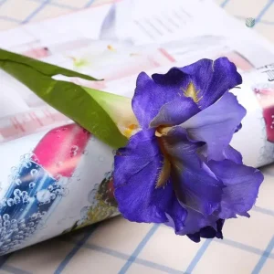 Fleur artificielle Iris de 70 cm pour un décor floral