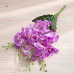 Fleur orchidée en tissu pour mariage chic